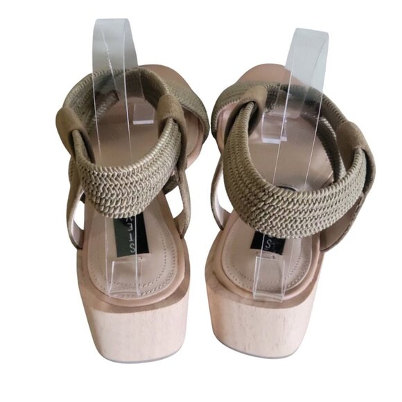 Steven By Steven Madden Block Heel Textured Straps Sandals- 6.5 - Picture 10 of 10